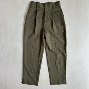 Rope Picnic Green Pleated Trouser Pants